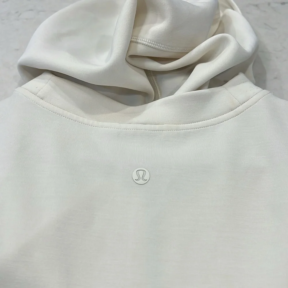 Lululemon‎ Softstreme Pocketed Hoodie Lemon Sorbet Size 4